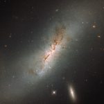 Хаббл запечатлел спиральную галактику NGC 4424