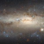 Спиральная галактика NGC 7640 глазами телескопа Хаббл