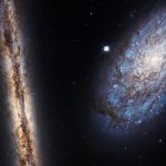 Хаббл отпраздновал свою 27-ю годовщину запечатлев пару галактик