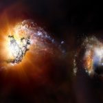 Учёные запечатлели слияние двух гигантских галактик