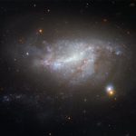 Спиральная галактика NGC 5917 глазами космического телескопа «Хаббл»